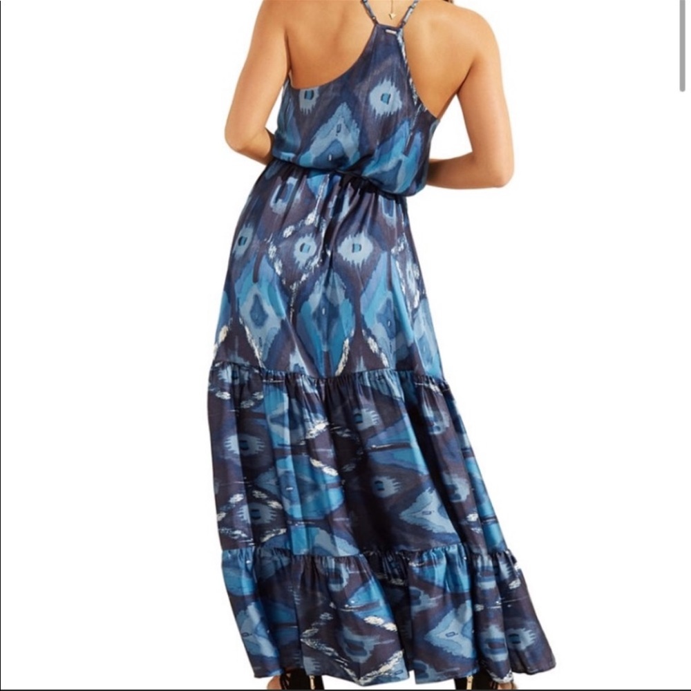 GUESS Angelica Maxi XS Satin Spaghetti Strap Dress - Picture 15 of 16